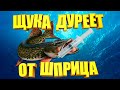 Щука дуреет от шприца! Как сделать уловистый ПОПЕР из шприца.