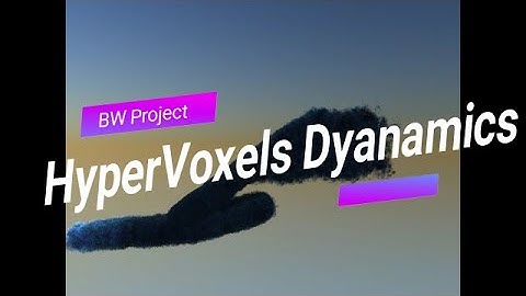 HyperVoxels Dynamics BW Project Lightwave