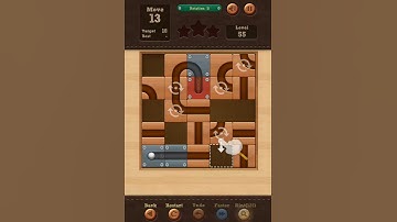 Roll the Ball slide puzzle Rotation D Pack Level 55 Solution