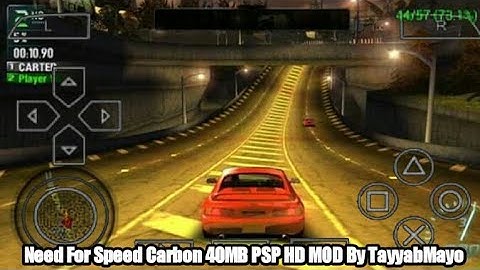 Need For Speed Carbon 40 MB Highly Compressed PPSSPP Android