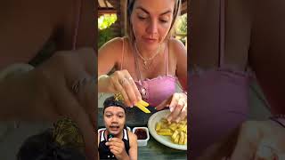 CARA MAKAN KENTANG GORENG SAOS⁉️ @okanutie