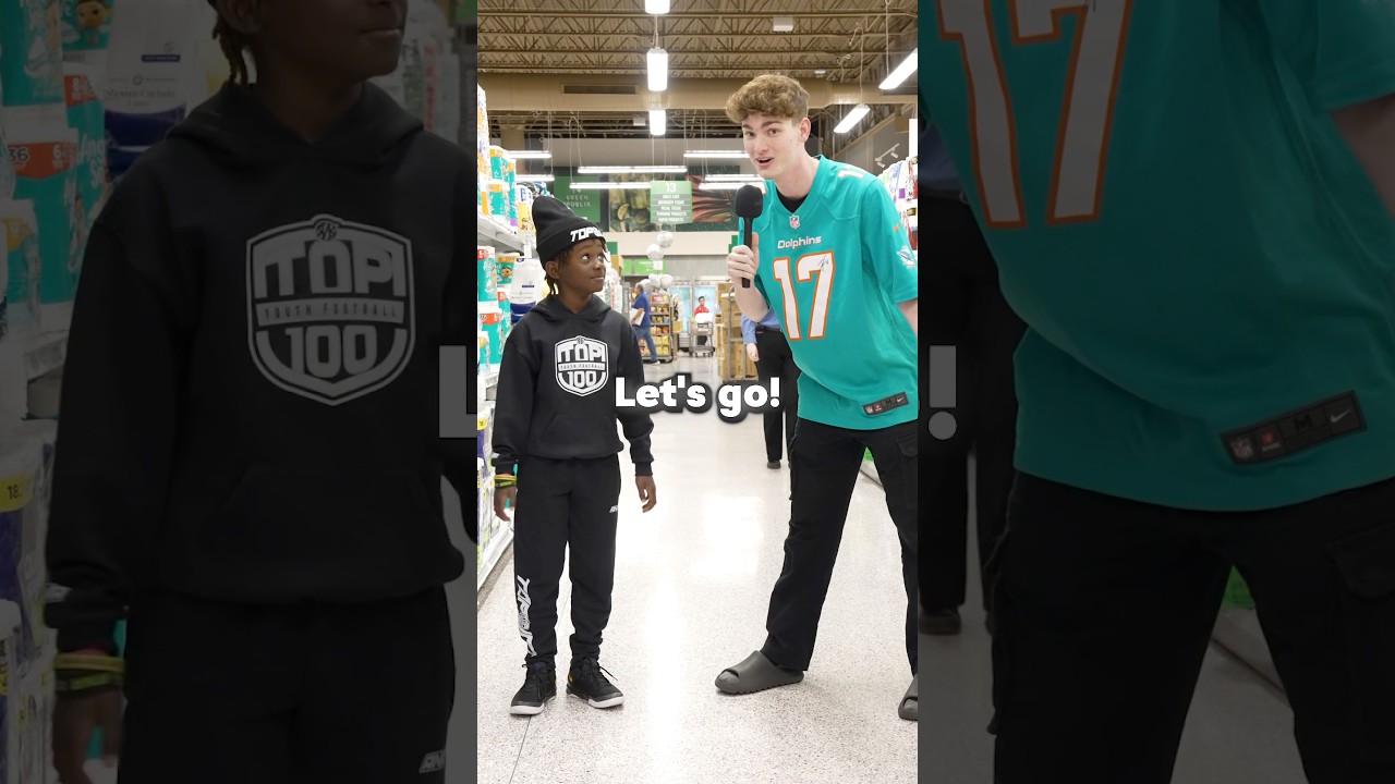 Taking The Dolphins Biggest Fan To A Game!🐬🙌 @NFL  #NFLCreatorOfTheWeek