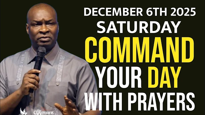 [SATURDAY 6TH DECEMBER, 2025]SPEAK INTO YOUR SATURDAY BEFORE THE ENEMY DOES -APOSTLE JOSHUA SELMAN