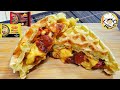 LEVEL UP YOUR INSTANT PANCIT CANTON AND TURN IT INTO SAVORY AND DELICIOUS WAFFLE SANDWICH