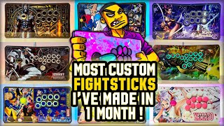 The Most Fightsticks Ive Ever Made in 1 Month 🕹️ JUNE 2025