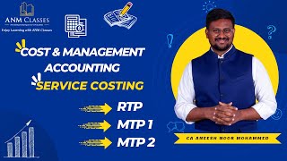 Cost & Management Accounting - Service Cost - Question Solving - May 2024