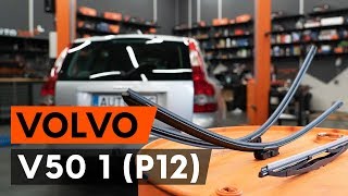 Cómo cambiar Escobillas de parabrisas VOLVO V50 (MW) - vídeo guía