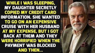 My Daughter Took My Credit Card Information While I Slept… She Never Expected This