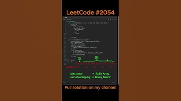 Daily LeetCode #2054 Two Best Non-Overlapping Events #shorts #leetcode #java