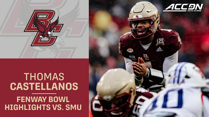 Boston College's Thomas Castellanos Runs Through SMU In The Fenway Bowl