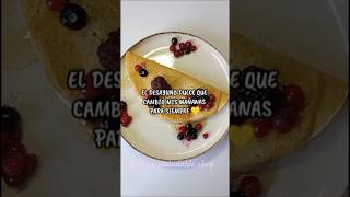 Cambié mis desayunos por esto💛 #recetas #postressinazucar #desayuno #sinazucar #recetasfaciles
