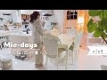 164. [夫婦と猫3匹の暮らし] 仕事から帰宅後に夫が喜ぶ♥こだわり煮込みハンバーグを作った日｜娘も一緒に夕食、いちごタルト｜2023年最後の動画☺️