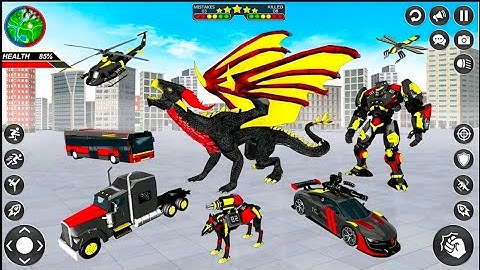 MECH ROBOT GAME AS MULTIPLE MECH ROBOT TRANSFORMING GAME: ROBOT CAR GAMES. ANDROID GAMEPLAY