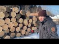 Как мы готовим лес для срубов