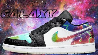 JORDAN 1 GALAXY HANDS-ON REVIEW!!!! AMAZING COLORWAY!!!