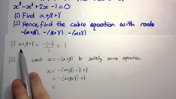 HSC 4U Maths: Polynomials - Q3(b) 2010 James Ruse Trial Exam