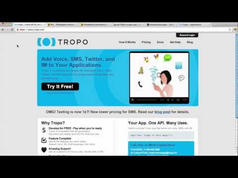 Scripting in the Cloud with Tropo and ScraperWiki