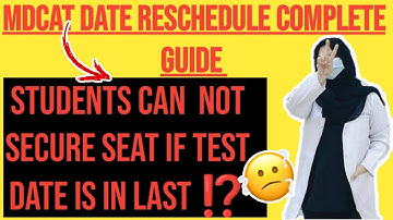 PMC MDCAT DATE and CENTER RESCHEDULE  all QUERIES SOLVED ✨💯