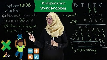 Multiplication (Word Problem)  I Unit-1 I Grade 4 I SNC I Mathematics I PEN Academy