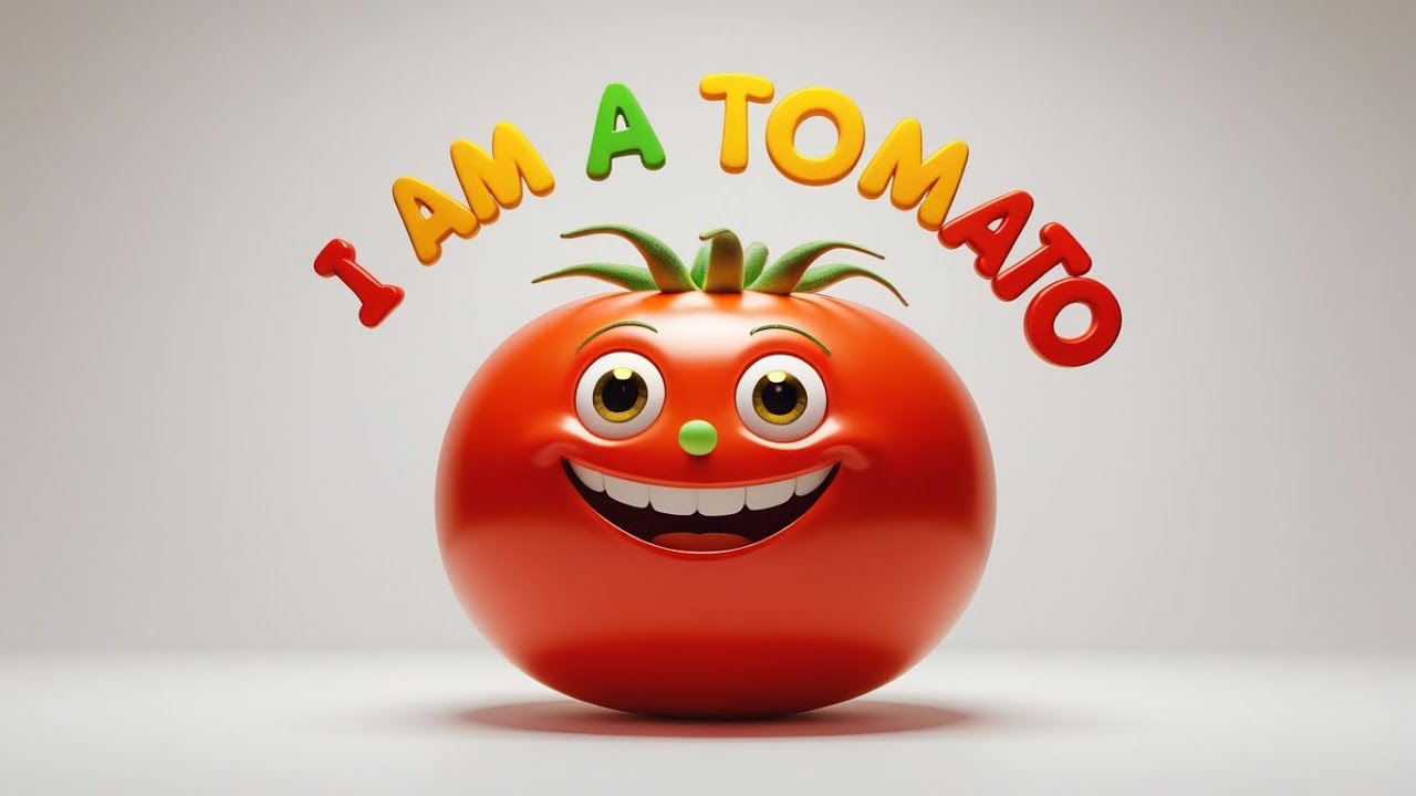 Hello, I’m Tomato 🍅 | Vegetable Song for Kids | Learn Veggies for Toddlers
