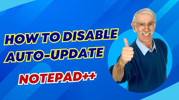 How to Disable Auto-Update in Notepad++
