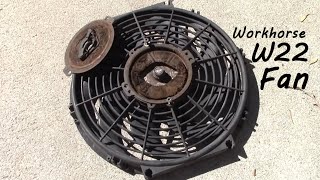 Replacing Workhorse W22 Engine Oil Cooler Electric Fan