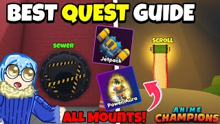 *NEW* Anime Champion Simulator Guide: Scroll & Sewer Location, All Mounts Hoverboards & More!