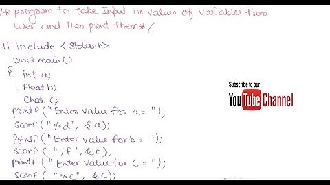 11- What is printf() and scanf() Function In C Programming Language in hindi