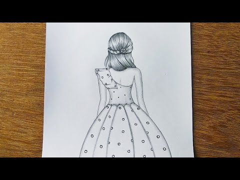 how to draw barbie  drawing tutorial  Видео Dailymotion