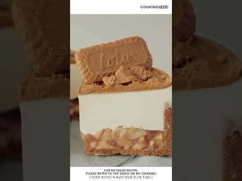 [노오븐 로투스 사과 치즈케이크 <strong>No</strong> Bake Lotus Apple Cheesecake] #Shorts #<strong>Baking</strong>