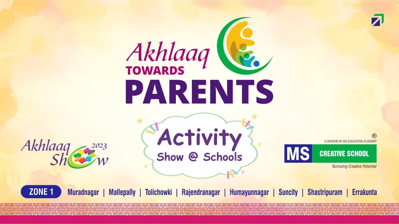 Akhlaaq Show Activity at MS Creative School Zone1 MS Education
