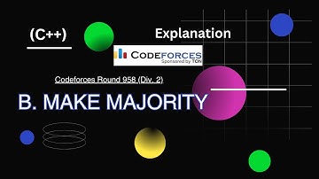 B. Make Majority - Codeforces Round 958 (Div. 2)