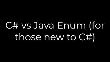Java :C# vs Java Enum (for those new to C#)(5solution)