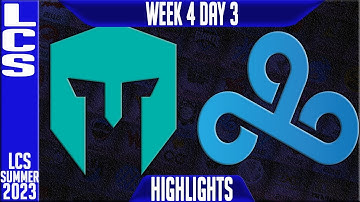 IMT vs C9 Highlights | LCS Summer 2023 W4D3 | Immortals vs Cloud9