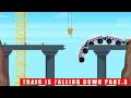 Train is falling down part3  lets stop the train  car toys play