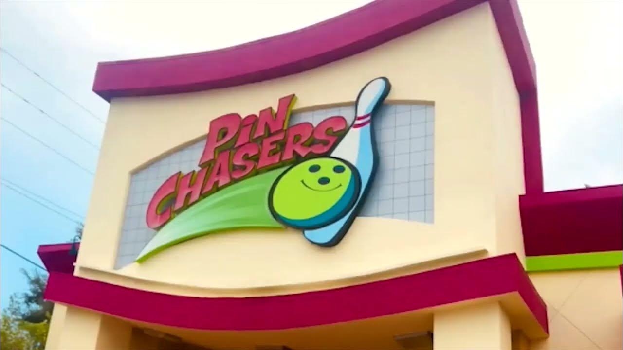 TRESPASSED, NO CAMERAS ALLOWED PIN CHASERS Bowling Alley Publicly