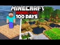 I survived 100 days on a raft in minecraft hardcore