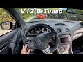 I drove the sl65 amg black series to my favorite cars and coffee  pov therapy