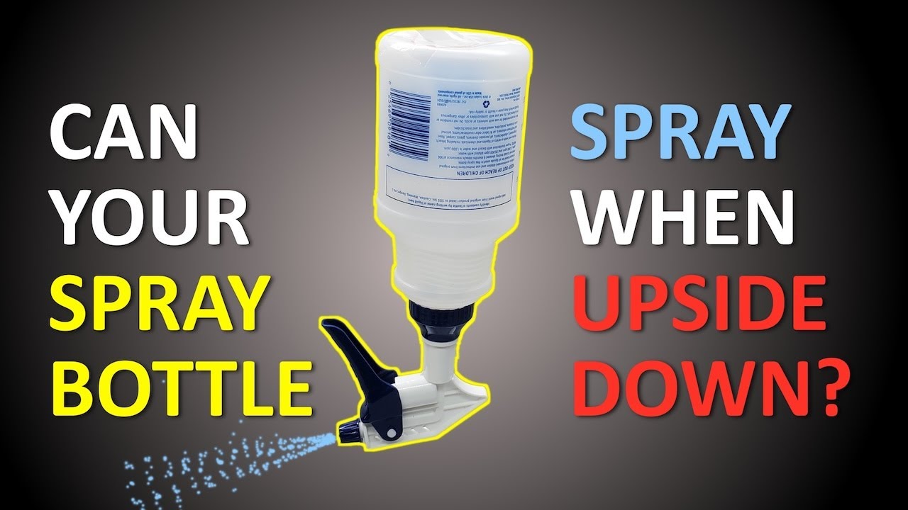 Перевернутая бутылка с распылителем?