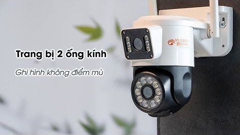 Camera Yoosee 2 Mắt Xoay 360 Độ Quan Sát Ngoài Trời & Trong Nhà