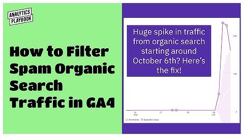 How to Filter GA4 Spam Traffic (Started Oct 7 2025 - Here