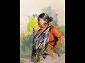 Watercolor Portrait Painting Demo Video by Milind Mulick Sir | Art Class