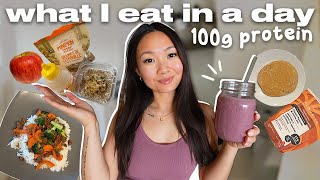 what I eat in a day | high protein, easy healthy meals