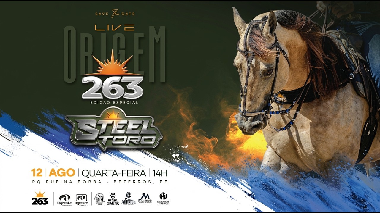 1º LIVE ORIGEM 263 & STEEL TORO