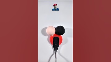 squid game 3 colour mixing satisfying asrm, #diy #satisfying #asmr #squid #colour #art #cotton