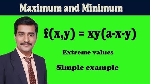Examine the function xy(a-x-y) for the extreme values in Hindi