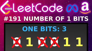 [Animated] LeetCode 191 Number of 1 Bits | Blind 75