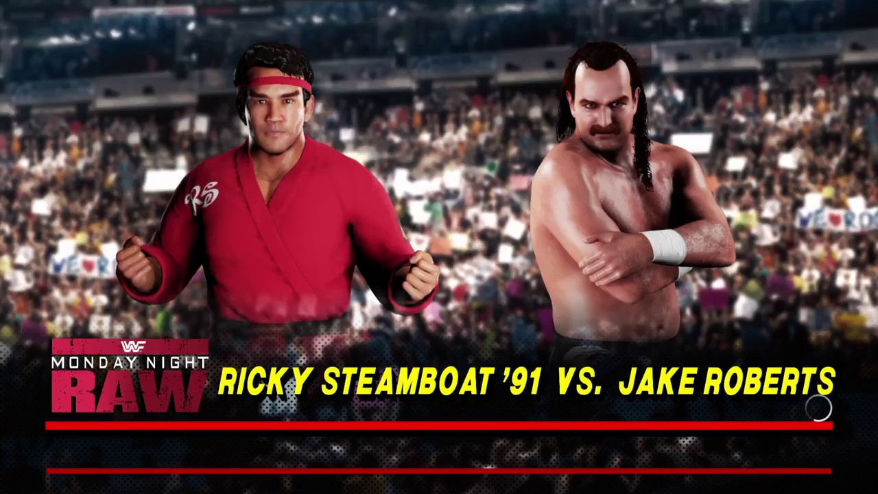 WWE 2K18 Ricky Steamboat VS Jake Roberts Requested 1 VS 1 Match YouTube