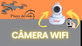 CÂMERA DE SEGURANÇA WIFI BOA E BARATA QUE PODE SER USADA COMO BABÁ ELETRÔNICA