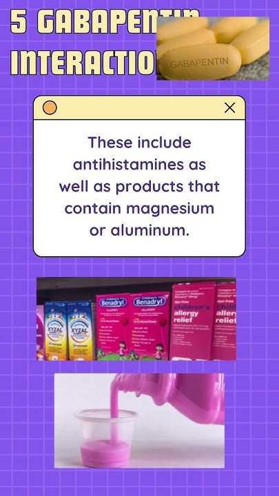 benadryl gabapentin interaction